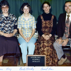 George Main was the Regional Principal with staff Robin Hay, Barb Hardy and Carol Lee