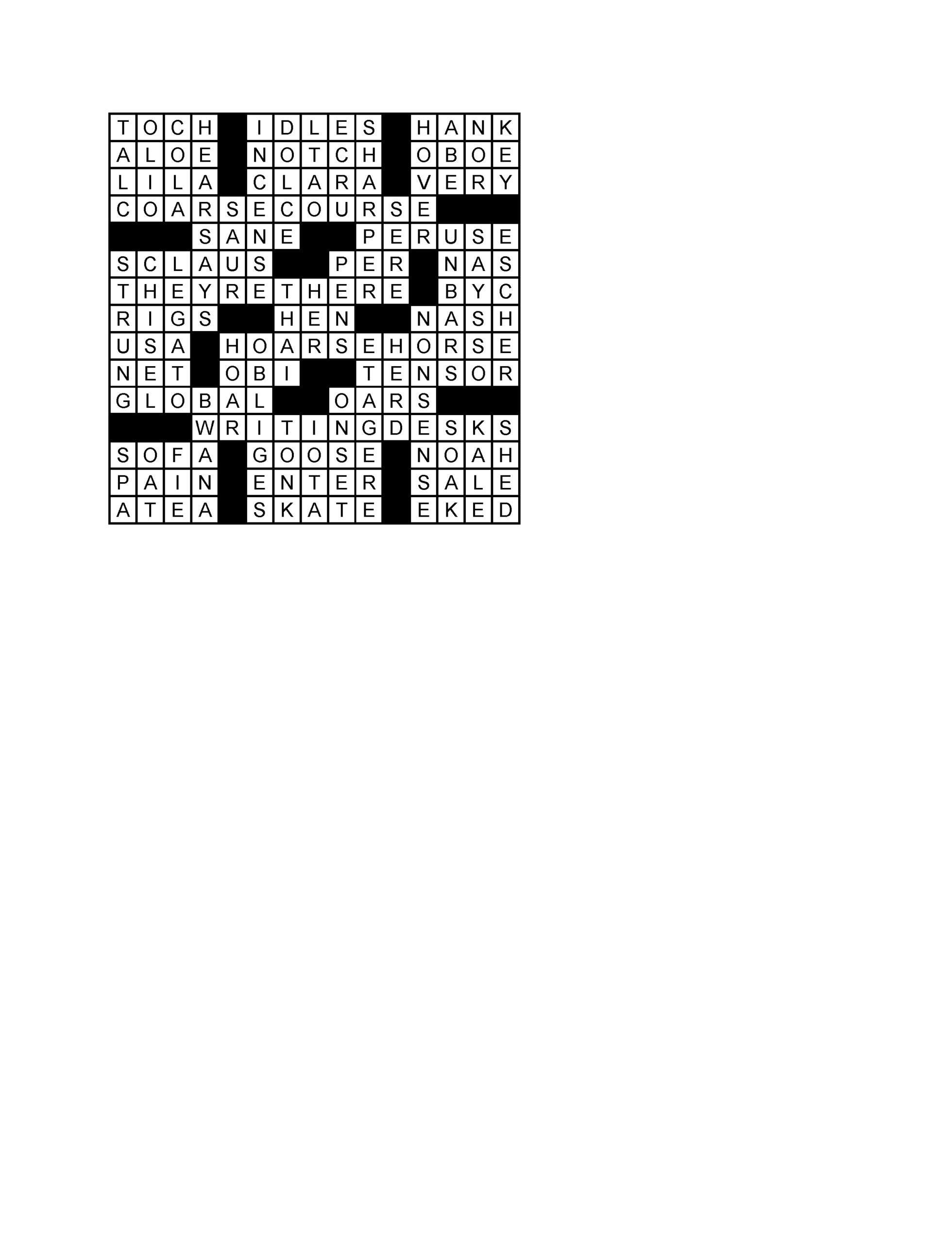 Spring 2023 Crossword Solution FINAL Scaled 